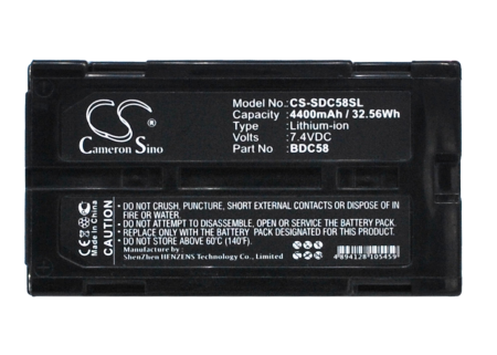батарея (top/sok, 4.4ач, 7.4в, li-ion) cs-sdc58sl в интернет-магазине vion.su